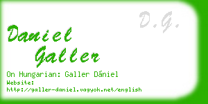 daniel galler business card