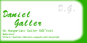 daniel galler business card
